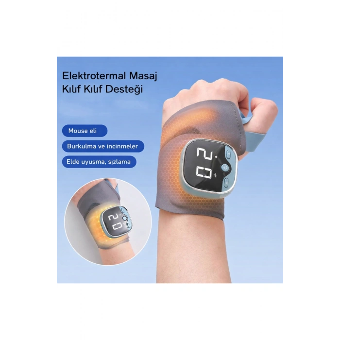 Glr XY-02 Isıtmalı EMS El ve Bilek Masaj Aleti - Düşük Frekanslı Pulse Teknolojisi