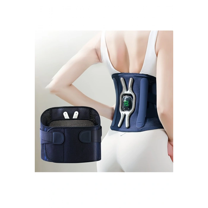 Glr Y10 3 Kademeli Isı ve Titreşim Modlu Taşınabilir Bel ve Karın Masaj Cihazı