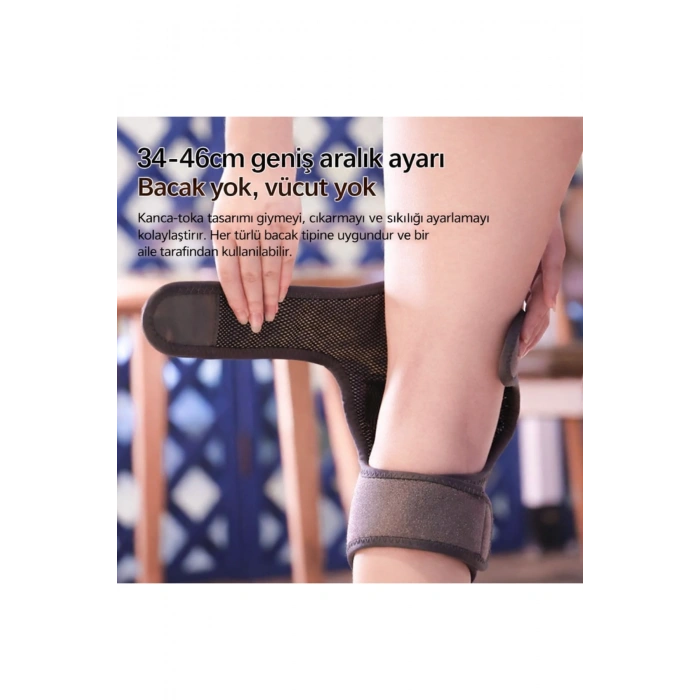 Glr Yc-906A Şarjlı Isıtmalı Diz Bandajı Rahatlatıcı Isı Terapisi Masaj Aleti