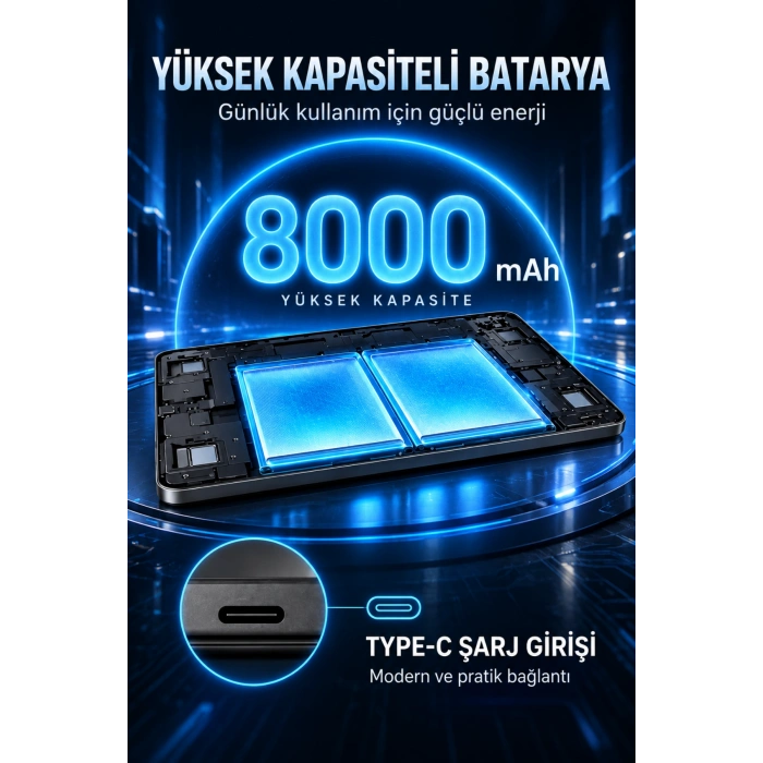 Hellopad S26 Android Tablet 4GB/32GB 10.1 HD 8000mAh Klavye Mouse Kılıf Kalem Tablet