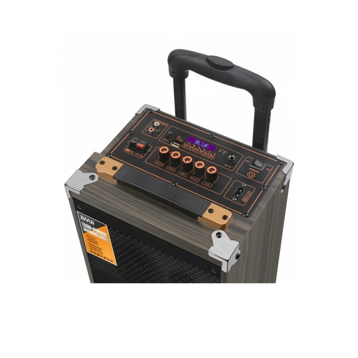 Hepu Hp-903 Partybox Bluetooth Hoparlör 8 Woofer 40W Güç 1 Kablosuz Mikrofon Kumanda