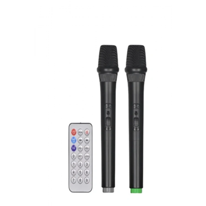 Hepu Hp-977 Partybox Bluetooth Hoparlör 12 Woofer 50W Güç 2 Kablosuz Mikrofon Kumanda