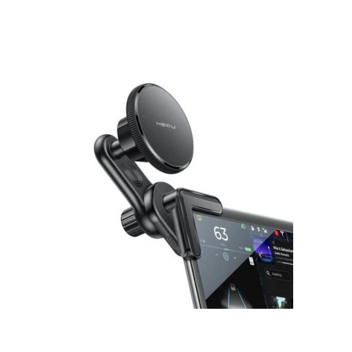 Hepu HP-A38 Magsafe Araç İçi Telefon Tutucu - Tesla/Merkezi Ekran Uyumlu, 360 Dönebilir Güçlü Mıknatıslı
