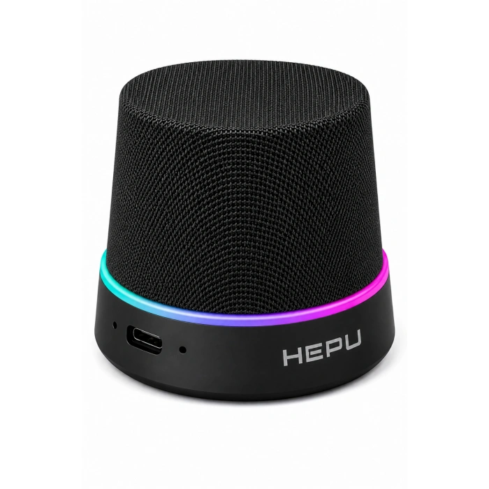 Hepu HP-MS01G Siyah Manyetik Telefon Tutuculu Kablosuz Bluetooth Hoparlör TWS Destekli