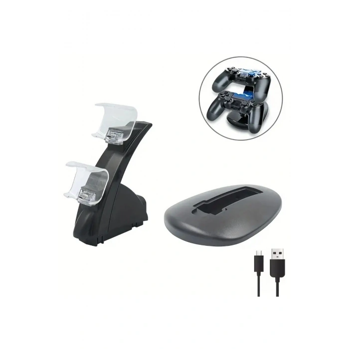 Hepu TP4-0408B PS4 DualShock Kablosuz Oyun Kolu Şarj Standı