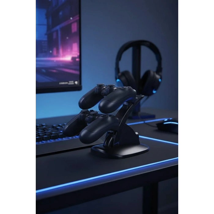 Hepu TP4-0408B PS4 DualShock Kablosuz Oyun Kolu Şarj Standı