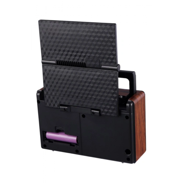 KBroad Ktf-2208 Nostalji Solar Enerjili Güneş Panelli Fm Radyo Şarj Edilebilir