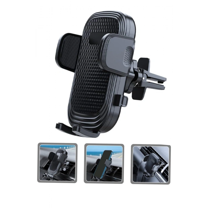Acl T-120 Klipsli Araç Telefon Tutacağı Klima Peteği Araba Telefon Tutacağı