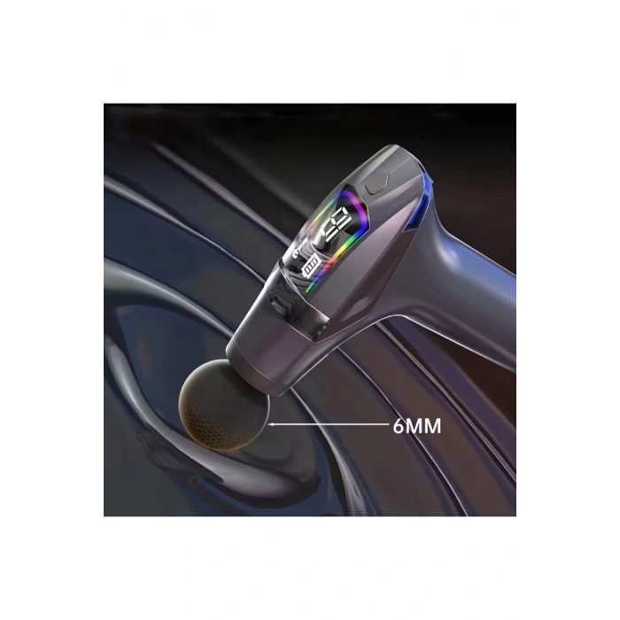 Leerfei Lf-6144 3ü 1 Arada Ayırılabilir Titreşimli Masaj Tabancası - Derin Doku, Tetik Noktası Masaj Aleti