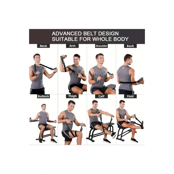 Leerfei Lf-6144 3ü 1 Arada Ayırılabilir Titreşimli Masaj Tabancası - Derin Doku, Tetik Noktası Masaj Aleti