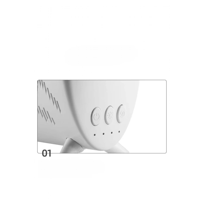 Leerfei V72 Ultrasonik Hava Nemlendirici - 280ml Alev Efektli Gece Lambası ve Oda Kokusu Difüzörü