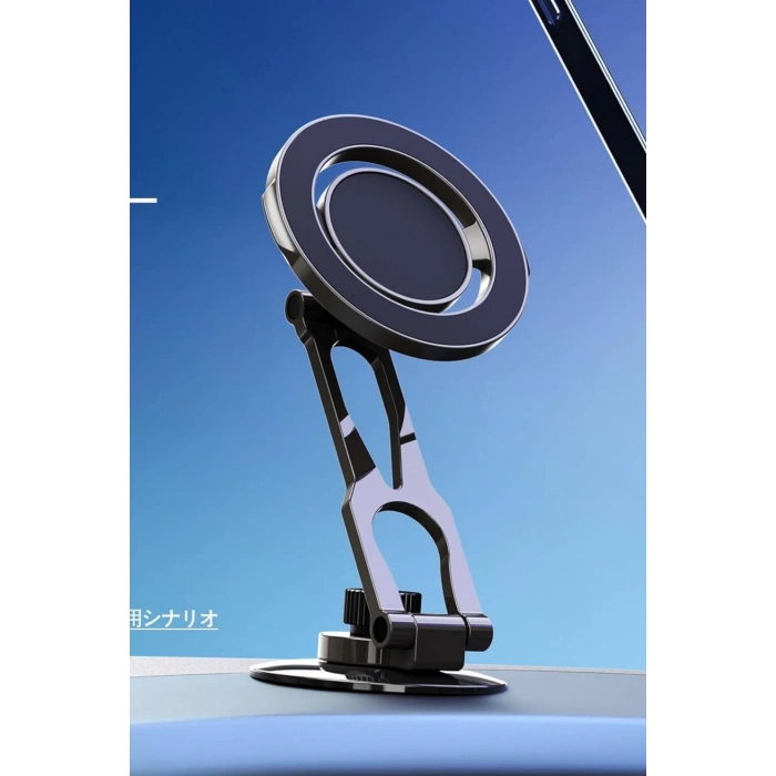 Acl T-109 360 Dönebilen Çinko Alaşımlı Mıknatıslı Araç İçi Telefon Tutucu