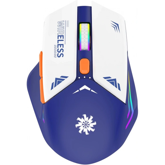 Blic Bwm1 Mavi RGB Şarjlı Kablosuz 1600DPI Işıklı Kablosuz Mouse