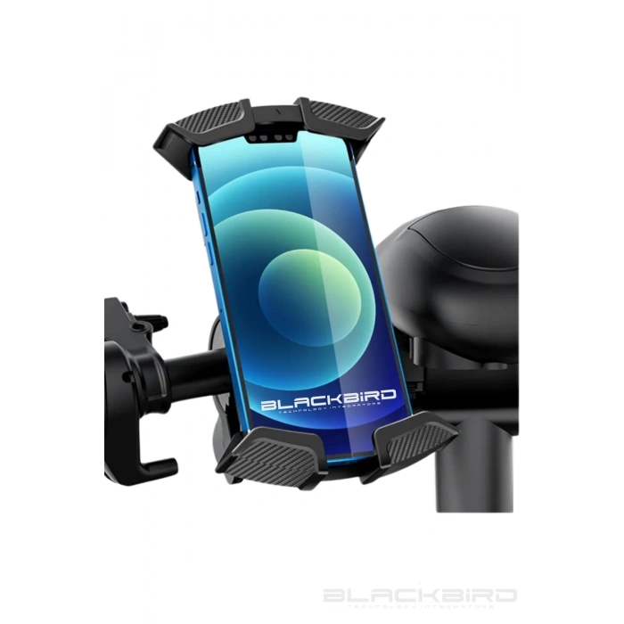 Blic BTS14 Motosiklet Ve Bisiklet Gidonu İçin Telefon Tutucu 360 Derece Dönen