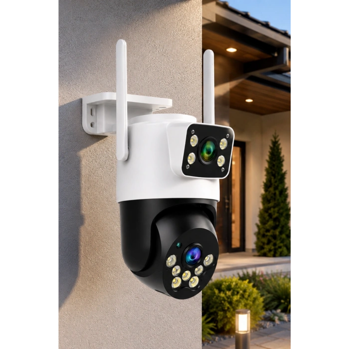 O-kam Pro Okam-4047 4MP Dual Lens WiFi Akıllı Güvenlik Kamerası