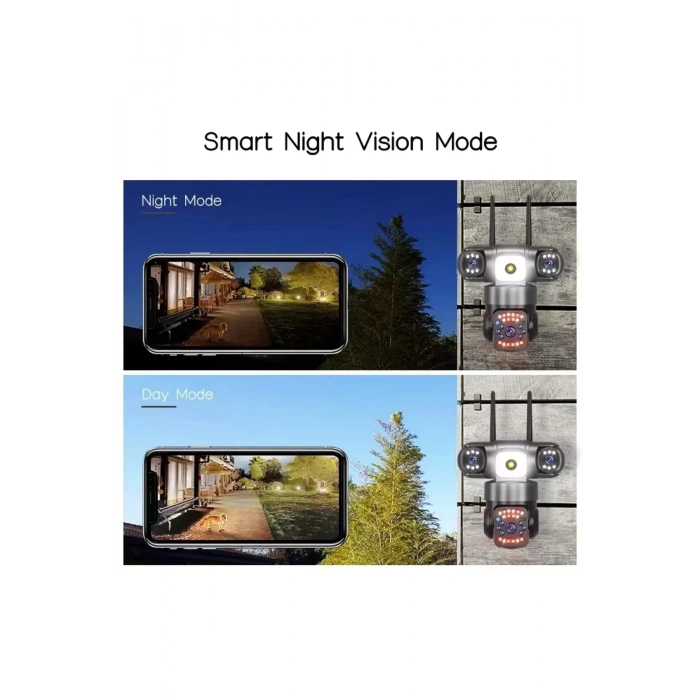 Okam-6030 9 Mp 3 Kameralı Dual Lens Wifi Ptz Kamera