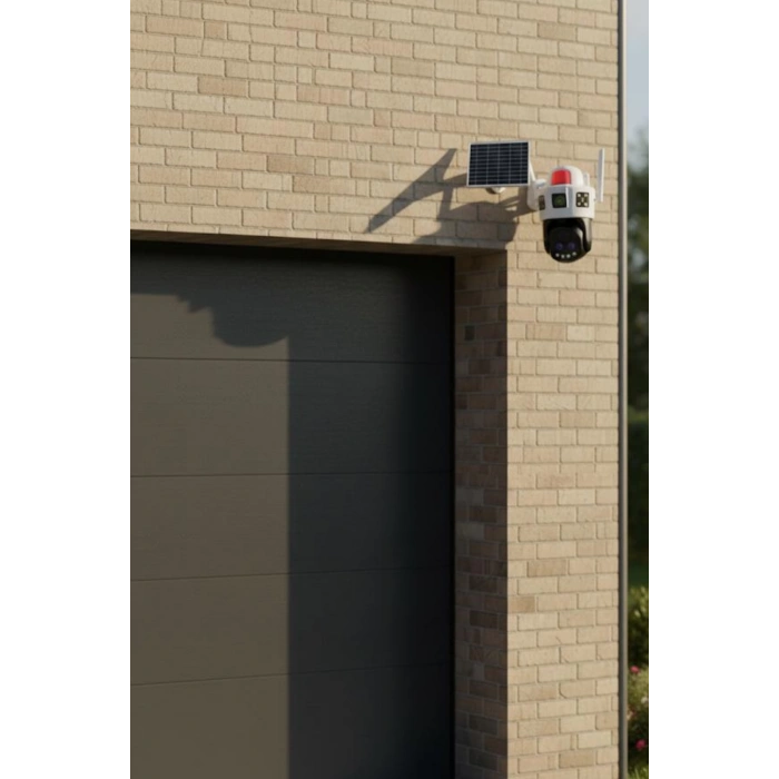 Okam 6010 4G E Sim Özellikli Solar 10X Optik Zoom Kamera