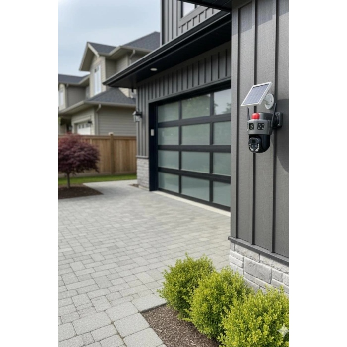 Okam 6020 4G E Sim Özellikli Solar 10X Optik Zoom Kamera