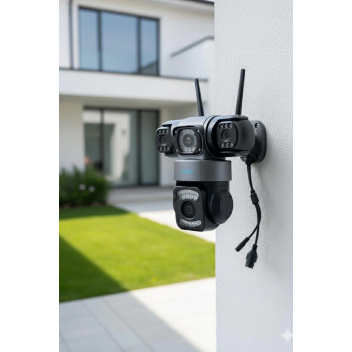 Okam-6030 9 Mp 3 Kameralı Dual Lens Wifi Ptz Kamera