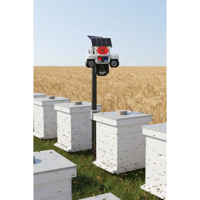 Okam Pro O-kam-5051| 4G Destekli, 3 Lensli 9MP Güneş Enerjili PTZ Dış Mekan Kamera