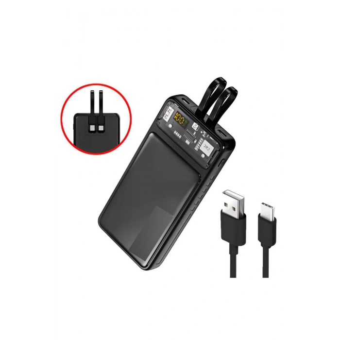 Polygold PG-PW220 20000 mAh PD 22.5W Hızlı Şarj Power Bank - Dijital Ekranlı  Taşınabilir Şarj Cihazı