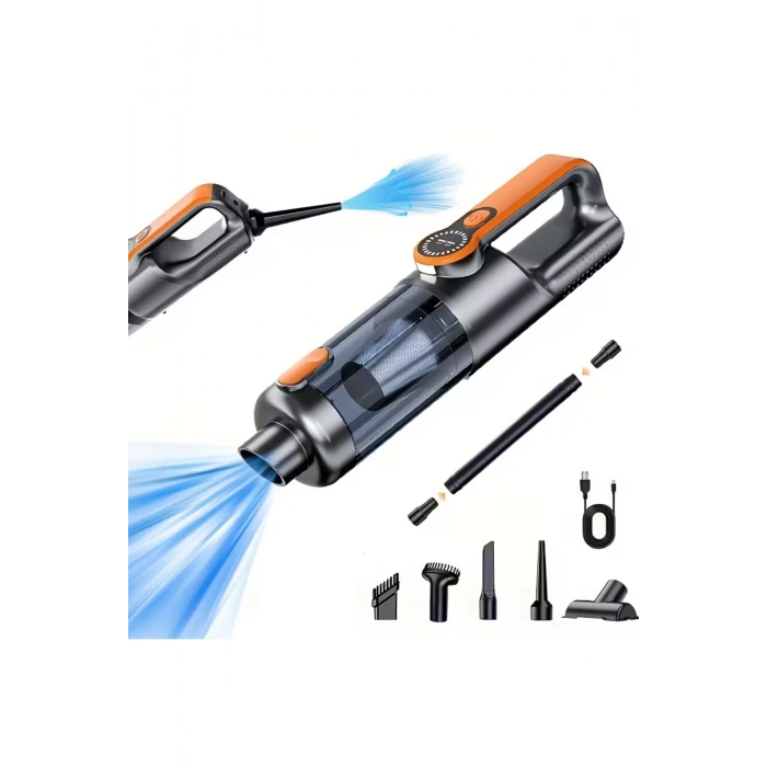 ST-126Plus 22000PA Güçlü Şarjlı El Süpürgesi Araba ve Ev Tipi Kablosuz Süpürge