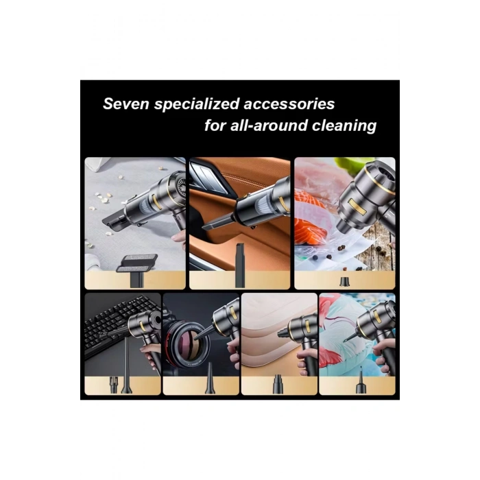 ST-6693APlus 20000 PA Şarjlı Kablosuz El Süpürgesi | Fırçasız Motorlu Araç Süpürgesi