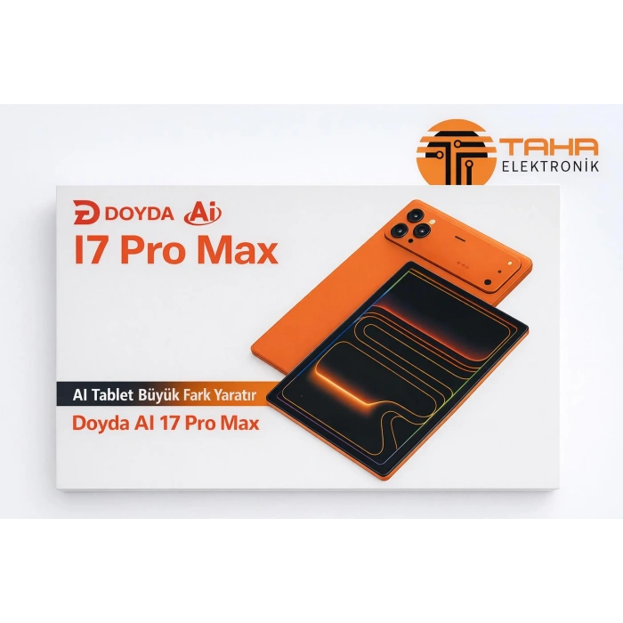 Turuncu 10.1 inç Android Tablet - Dahili Hafıza - Mouse ve Şarj Setli Ultra İnce Tasarım