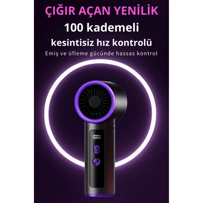 V07 120W Kablosuz 3ü 1 Arada El Süpürgesi, Süpür, Üfle, Şişir