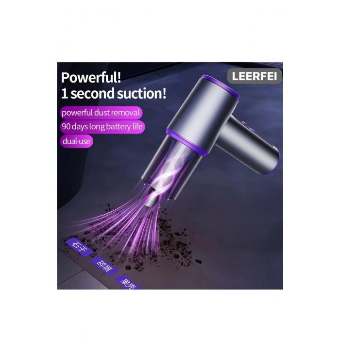 V07 120W Kablosuz 3ü 1 Arada El Süpürgesi, Süpür, Üfle, Şişir