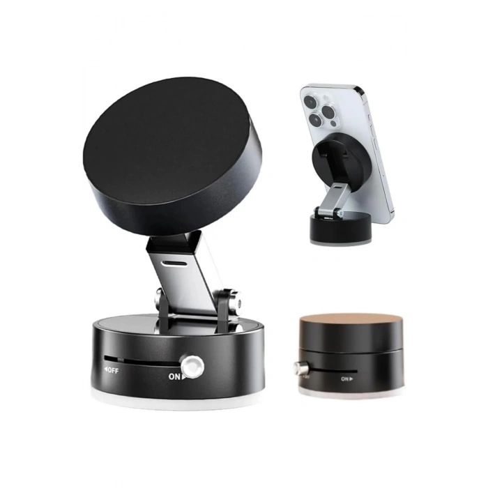 Acl ATD-03 Vakumlu Manyetik Taşınabilir Çok Amaçlı Araç Telefon Tutucu