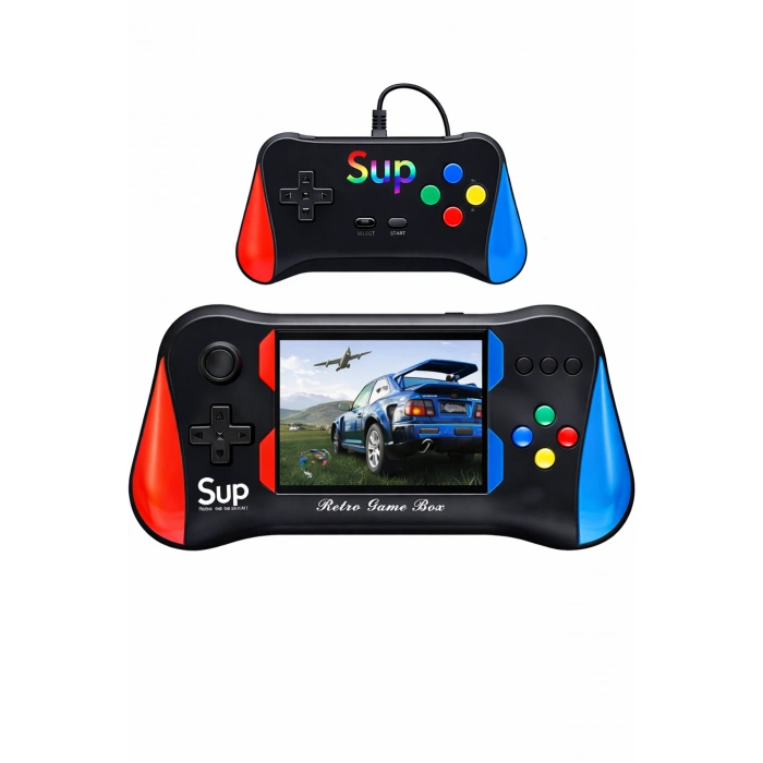 X7M 500 in 1 Retro Nostalji Mini El Atari Konsolu 2 Kişilik Gamepad Destekli