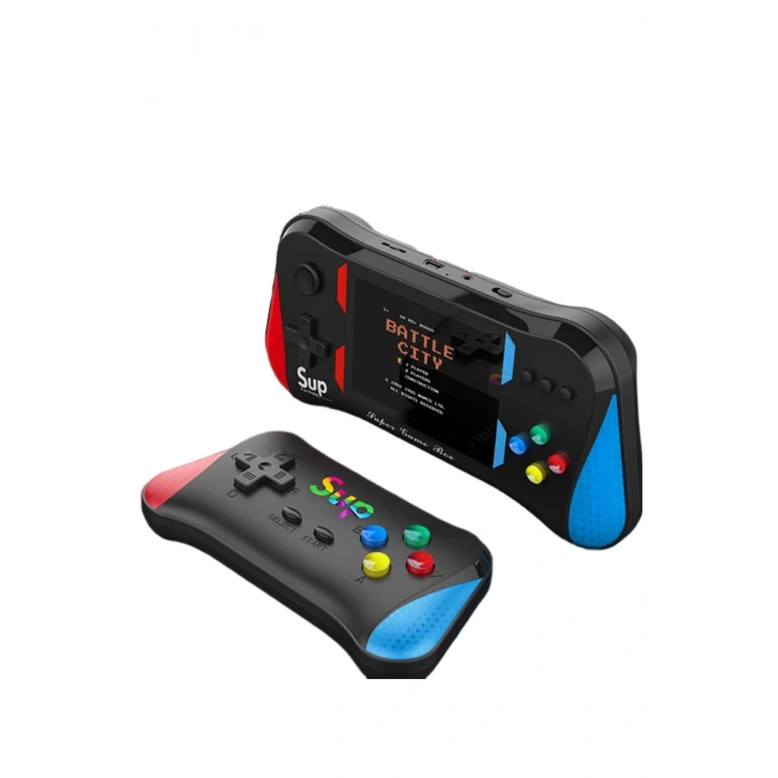 X7M 500 in 1 Retro Nostalji Mini El Atari Konsolu 2 Kişilik Gamepad Destekli