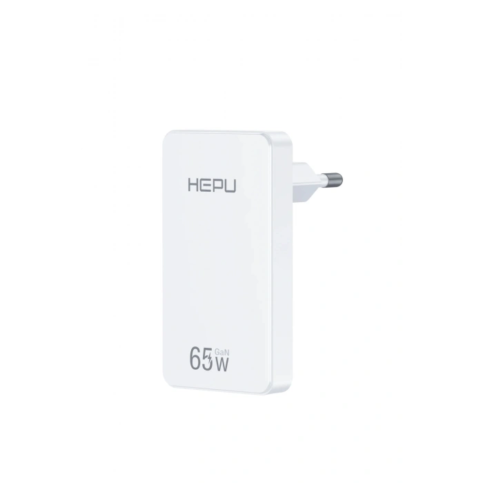 Hepu Hp-C36 Yeni Nesil 65W GAN 1 x Typ-C PD 1 x USB QC Şarj Adaptörü