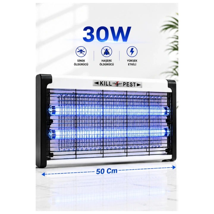 Glr KF-6030 Sinek Öldürücü Lamba Uv Işıklı 30W  Elektrikli Sivrisinek Tuzağı Işıklı Cihaz