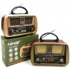 Nns Ns-8068BT Şarjlı Nostaljik Radyo - Bluetooth, TWS ve MP3 Çalar Özellikli
