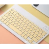 Bluetooh Wıreless Keyboard Sarı İngilizce Q Kablosuz Klavye BK3002