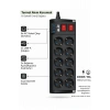 Blic Ftr-08 8 Li Akım Korumalı Priz ve 3 USB Girişli Çoklu Priz (2M Kablo)