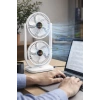 Blic BWFN28 Çift Başlıklı Masaüstü Vantilatör - Şarjlı, 3 Kademeli Taşınabilir Soğutucu Fan
