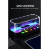 Jrl Z6 RGB Işıklı Kablosuz Bluetooth Hoparlör - Mekanik Klavye Tuşlu, Speaker