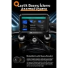 Glr T10 Motosiklet Kamera Kayıt Cihazı - Kablosuz CarPlay & Android Auto, Dual Kamera, GPS ve TPMS Desteği