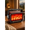 Fepe FP-337-S Solar Panelli FM Radyo ve Şömine Efektli Bluetooth Speaker