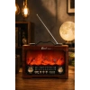Fepe FP-821 Şömine Görünümlü Şarjlı Nostaljik Radyo ve Kablosuz Hoparlör