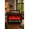 Fepe FP-2393-S Solar Panelli Nostaljik Radyo - Bluetooth Hoparlör ve Alev Efektli Gece Lambası