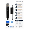 Glr WN-05 Profesyonel Şarj Edilebilir Kablosuz El Mikrofonu  Universal UHF Mikrofon Seti