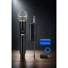 Glr WN-05 Profesyonel Şarj Edilebilir Kablosuz El Mikrofonu  Universal UHF Mikrofon Seti