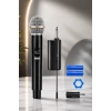 Glr WN-05 Profesyonel Şarj Edilebilir Kablosuz El Mikrofonu  Universal UHF Mikrofon Seti