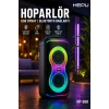 Hepu HP-S60 6000W Işıklı Karaoke Hoparlörü - Kablosuz Mikrofon Setli Parti Hoparlörü