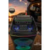 Hepu HP-S60 6000W Işıklı Karaoke Hoparlörü - Kablosuz Mikrofon Setli Parti Hoparlörü