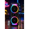 Hepu HP-118 8 İnç Bluetooth Partybox Hoparlör - 15W Işıklı, Mikrofonlu Ses Sistemi